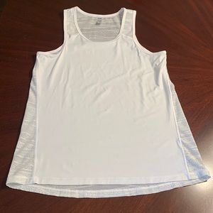 Brand new white VS sports tank w/see through back